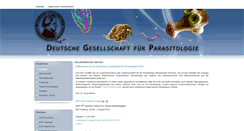 Desktop Screenshot of dgparasitologie.de