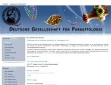 Tablet Screenshot of dgparasitologie.de